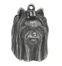 Yorkshire Terrier, Yorkie III - Silver-plated dog pendant, handbag decoration, backpack pendant by Art-Dog brand