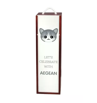 Aegean - wine box with graphics and the brand name Art-Dog