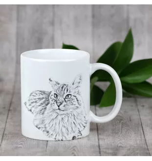 Balinese - Tasse mit Katze, fröhliche Tasse für Hundefreunde, personalisiertes Geschenk der Marke Art-Dog