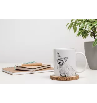 Birmakatze - Tasse mit Katze, entzückende Tasse mit Grafik, Geschenk mit Ihrem Foto von der Marke Art-Dog