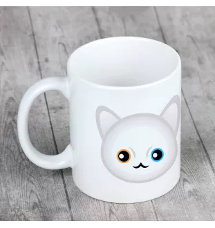 Khao Manee - Tasse mit Grafik und Aufschrift der Marke Art-Dog