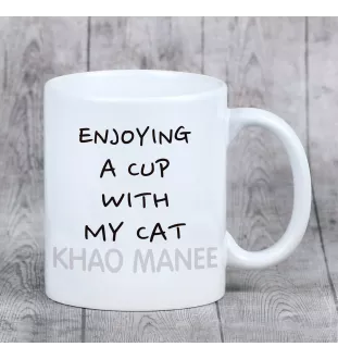 Khao Manee - Tasse mit Grafik und Aufschrift der Marke Art-Dog