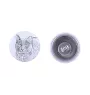 Korat Cat - earrings with a beloved cat, own photo, perfect gadget for cat lovers from the Art.-Dog brand.