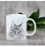 Maine Coon - tasse avec un chat, une tasse adorable avec une illustration, un cadeau avec votre photo de la marque Art-Dog