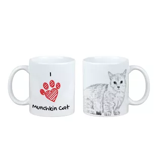 Munchkin Katze - Tasse mit Katze, entzückende Tasse mit Grafik, Geschenk mit Ihrem Foto von der Marke Art-Dog