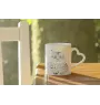 Sibirische Tasse mit Katze, entzückende Tasse mit herzförmigem Henkel, universelles Geschenk der Marke Art-Dog