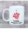 Turkish Angora - cup with a cat, cute cup with graphics, a gift with your photo from the Art-Dog brand