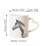 Akhal-Teke - tasse avec chien, une tasse adorable avec une anse en forme de cœur, un cadeau universel de la marque Art-Dog