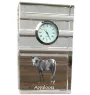 Appaloosa - glass clock with a photo, photo of a horse in crystal, personalized standing office clock by Art-Dog brand