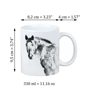 Appaloosa - cup with a dog, personalized cup with a print, a classic gift for everyone from the Art-Dog brand