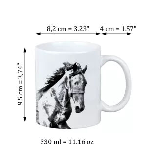 Mustang - mug with a horse, mug with a photo, personalized gift from the Art-Dog brand