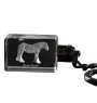 Comté - Pendentif en cristal avec photo de cheval, pendentif lumineux, cadeau unique de la marque Art-Dog